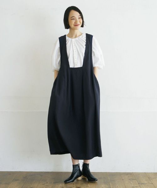 MIYAO ミヤオ.DRESS[MUOP-05/2.NAVY×NAVY]