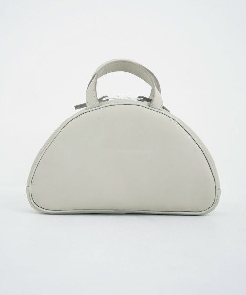 macromauro マクロマウロ.NO LETTER BAG SEMICIRCLE [GREY]_