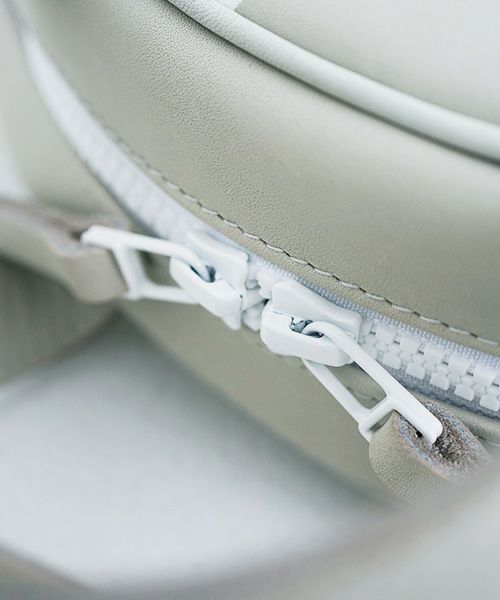 macromauro マクロマウロ.NO LETTER BAG SEMICIRCLE [GREY]_