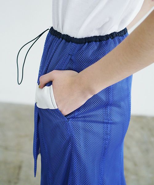SWANLAKE スワンレイク .メッシュチューリップスカート [SK-1251/BLUE]