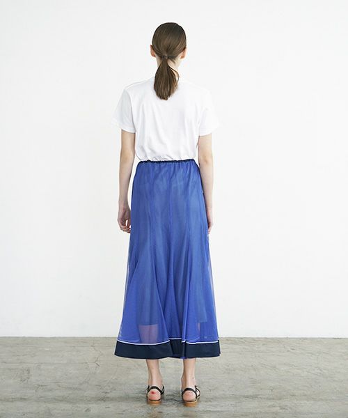 SWANLAKE スワンレイク .メッシュチューリップスカート [SK-1251/BLUE]
