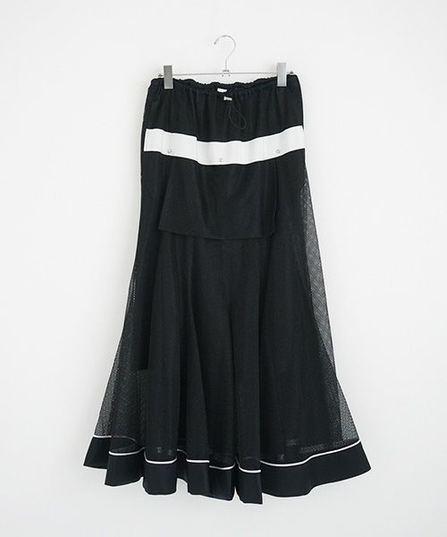 SWANLAKE スワンレイク .メッシュチューリップスカート [SK-1251/BALCK]