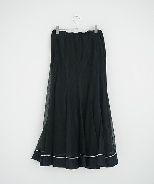 SWANLAKE スワンレイク .メッシュチューリップスカート [SK-1251/BALCK]