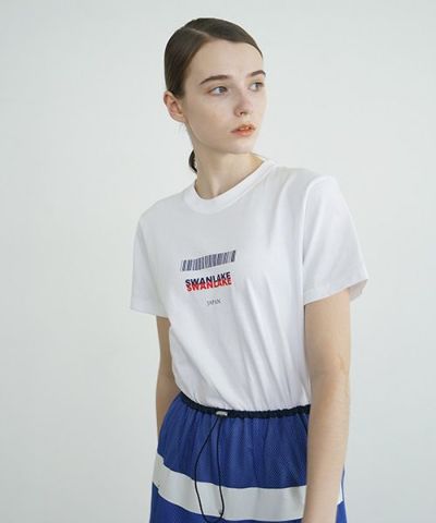 SWANLAKE スワンレイク .LOGO T [CT-1359/WHITE]