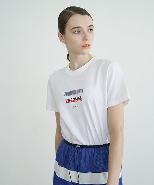 SWANLAKE スワンレイク .LOGO T [CT-1359/WHITE]