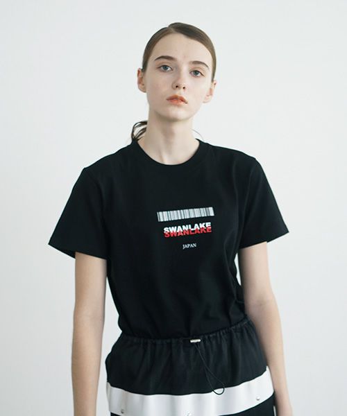 SWANLAKE スワンレイク .LOGO T [CT-1359/BLACK]