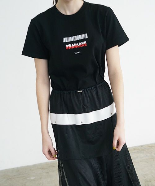 SWANLAKE スワンレイク .LOGO T [CT-1359/BLACK]