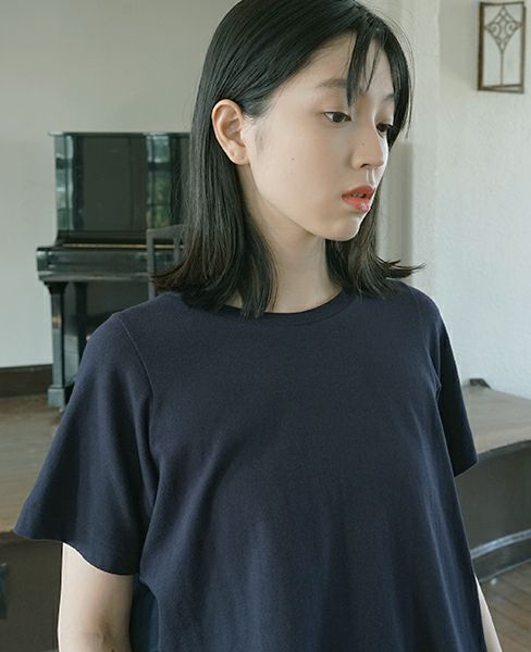 suzuki takayuki.スズキタカユキ.combination t-shirt [S181-02/navy]