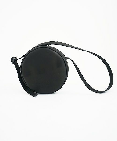 macromauro マクロマウロ.NO LETTER BAG CIRCLE M [BLACK]_