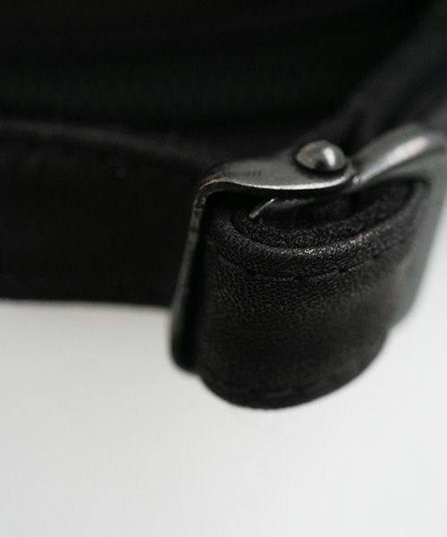 macromauro マクロマウロ.NO LETTER BAG CIRCLE M [BLACK]_