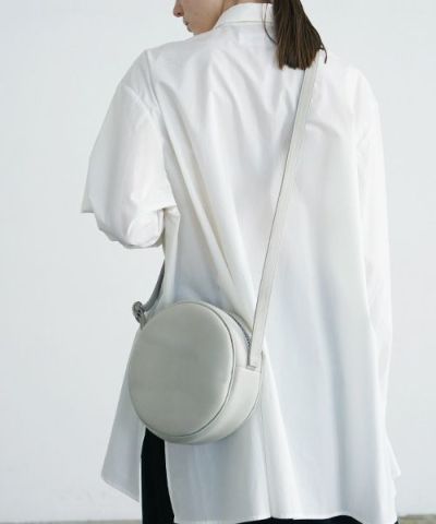 macromauro マクロマウロ.NO LETTER BAG CIRCLE M [GREY]_