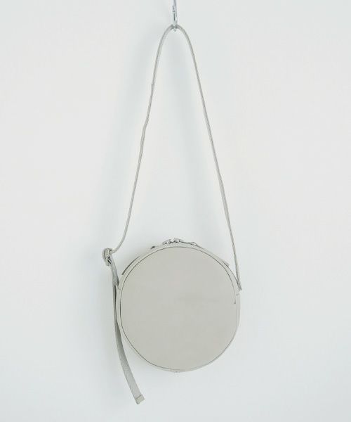 macromauro マクロマウロ.NO LETTER BAG CIRCLE M [GREY]_