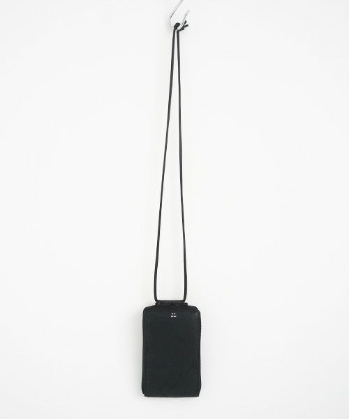 macromauro マクロマウロ.HORSE SHOULDER WALLET [BLACK]_