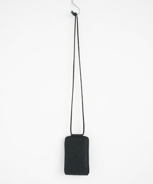 macromauro マクロマウロ.HORSE SHOULDER WALLET [BLACK]_