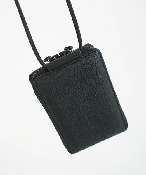 macromauro マクロマウロ.HORSE SHOULDER WALLET [BLACK]_