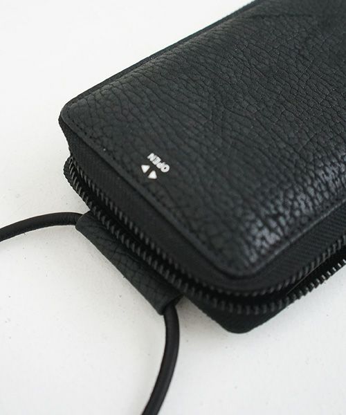 macromauro マクロマウロ.HORSE SHOULDER WALLET [BLACK]_