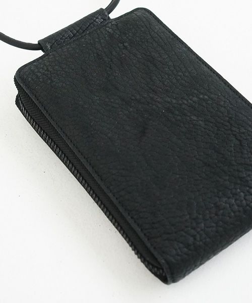 macromauro マクロマウロ.HORSE SHOULDER WALLET [BLACK]_
