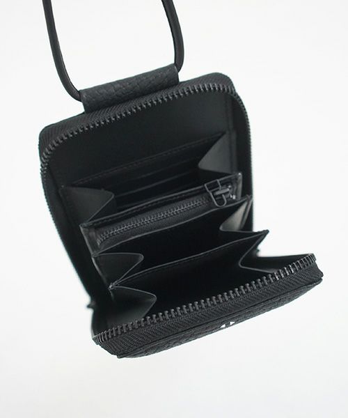 macromauro マクロマウロ.HORSE SHOULDER WALLET [BLACK]_