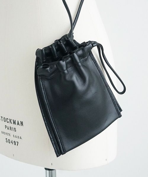 Building Block, ビルディングブロック, SCRUNCH POUCH[A.BLACK]