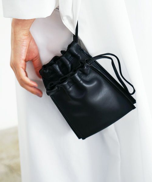 Building Block, ビルディングブロック, SCRUNCH POUCH[A.BLACK]