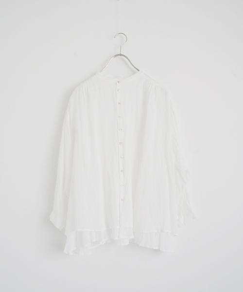 suzuki takayuki スズキタカユキ flared blouse [A221-07/nude-i]