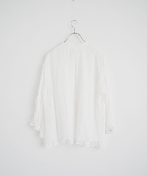 suzuki takayuki スズキタカユキ flared blouse [A221-07/nude-i]