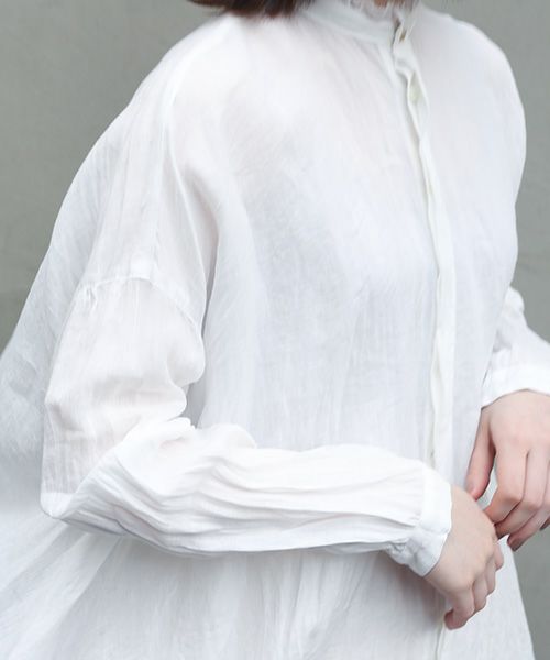 suzuki takayuki.スズキタカユキ.flared blouse [A221-07/nude-i]