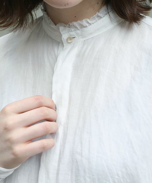 suzuki takayuki.スズキタカユキ.flared blouse [A221-07/nude-i]