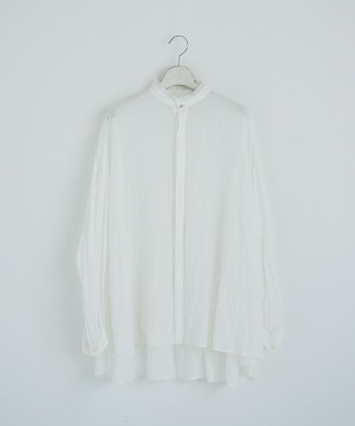 suzuki takayuki.スズキタカユキ.flared blouse [A221-07/nude-i]