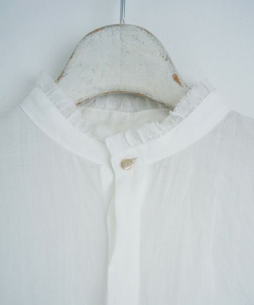 suzuki takayuki.スズキタカユキ.flared blouse [A221-07/nude-i]