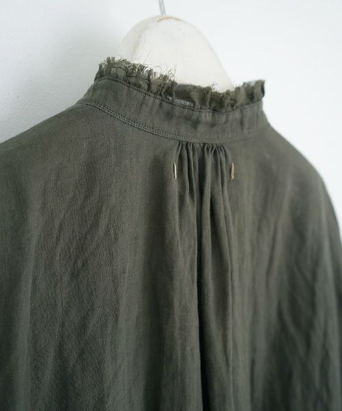 suzuki takayuki.スズキタカユキ.flared blouse [A221-07/khaki]