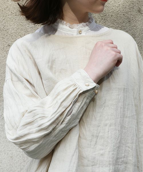 suzuki takayuki.スズキタカユキ.pullover blouse [A221-09/nude]
