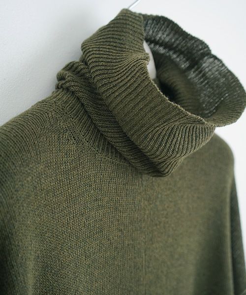 suzuki takayuki.スズキタカユキ.turtle-neck sweater I [A221-11/khaki]
