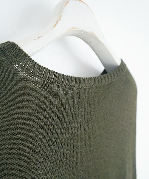 suzuki takayuki.スズキタカユキ.knitted vest [A221-12/khaki]