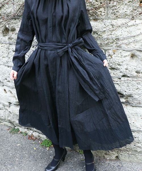 suzuki takayuki.スズキタカユキ.flared dress [A221-18/black]