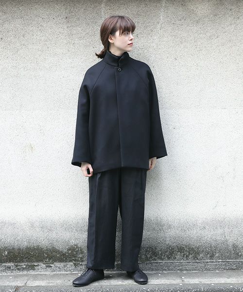 suzuki takayuki, スズキタカユキ, short coat [A221-21/black]