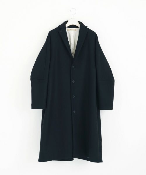 suzuki takayuki.スズキタカユキ.tailored-collar coat [A221-22/black]