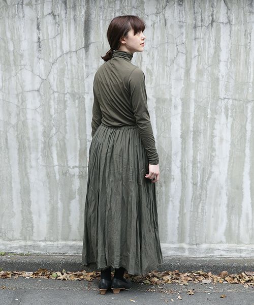 suzuki takayuki.スズキタカユキ.long skirt I [A221-30/khaki]