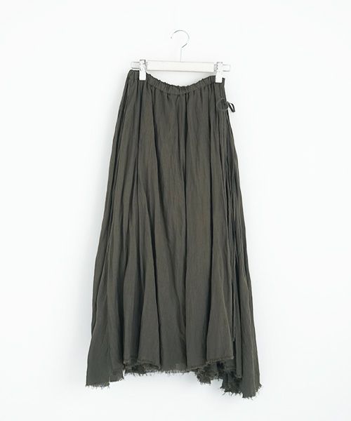 suzuki takayuki.スズキタカユキ.long skirt I [A221-30/khaki]