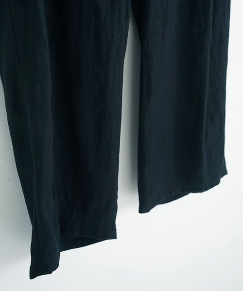 suzuki takayuki.スズキタカユキ.widelegged pants I [A222-16/black]