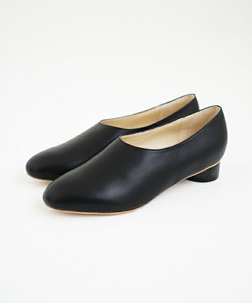 _Fot フォート wood heel 25_circle [black]_