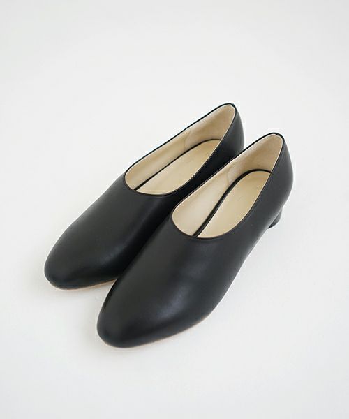 _Fot.フォート.wood heel 25_circle [black]_