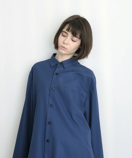 VUy.ヴウワイ.two slit shirt vuy-a23-s01[BLUE]_