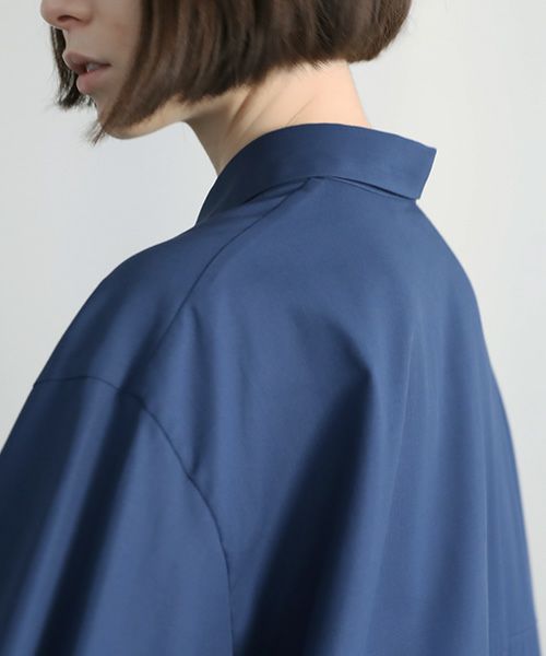 VUy.ヴウワイ.two slit shirt vuy-a23-s01[BLUE]_