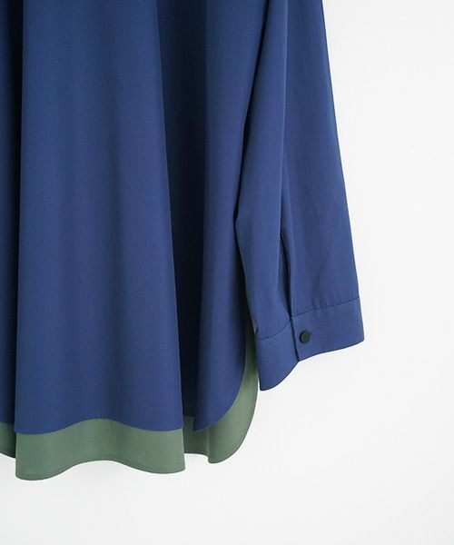 VUy.ヴウワイ.two slit shirt vuy-a23-s01[BLUE]_