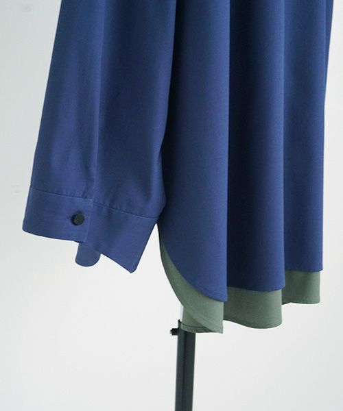 VUy.ヴウワイ.two slit shirt vuy-a23-s01[BLUE]_