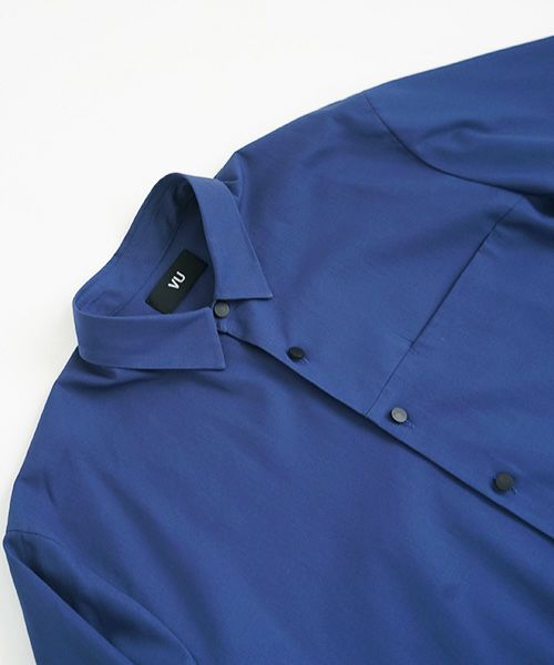 VUy.ヴウワイ.two slit shirt vuy-a23-s01[BLUE]_