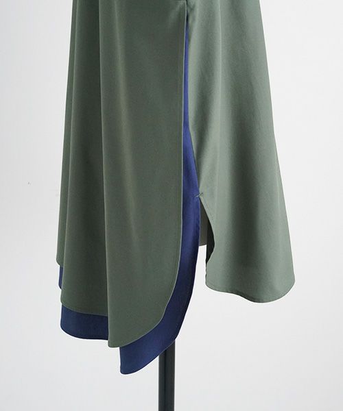 VUy.ヴウワイ.two slit shirt vuy-a12-s01[GREEN]