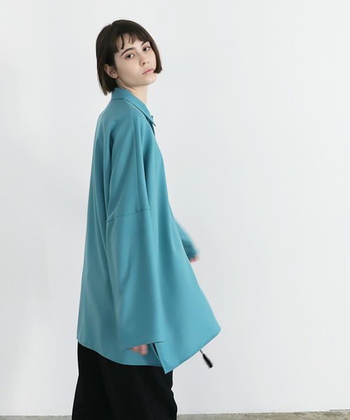 VUy.ヴウワイ.classic dolman shirt vuy-a12-s02[TURQUOISE]:s