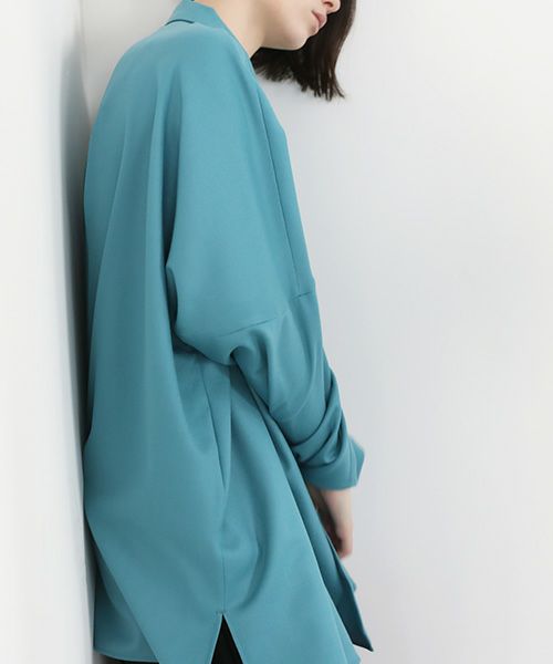 VUy.ヴウワイ.classic dolman shirt vuy-a12-s02[TURQUOISE]:s